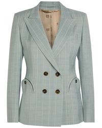 Blazé Milano - Charmer Striped Woven Blazer - Lyst
