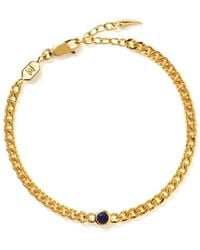 Missoma - September Birthstone 18kt Vermeil Bracelet - Lyst