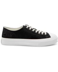 Givenchy - City Panelled Canvas Sneakers - Lyst