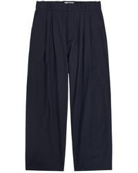 Studio Nicholson - Typewriter Straight-Leg Cotton-Poplin Trousers - Lyst