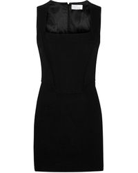 GIUSEPPE DI MORABITO - Black Cotton-blend Mini Dress - Lyst