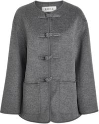 Rohe - Mandarin Wool And Cashmere-Blend Jacket - Lyst