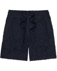 Raith - Fausto Flocked-Pattern Terry Shorts - Lyst