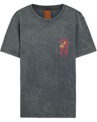 Nudie Jeans - Roy Printed Cotton T-Shirt - Lyst