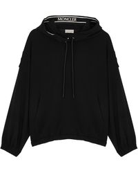 Moncler - Hooded Jersey Sweatshirt - Lyst