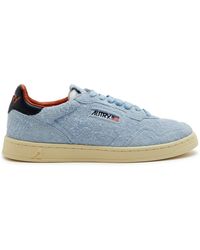 Autry - Medalist Flat Panelled Suede Sneakers - Lyst