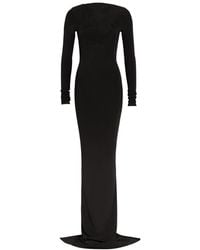 Rick Owens - Temple Panelled Stretch-Tulle Gown - Lyst