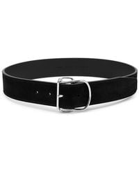 TOTEME - Swirl Suede Belt - Lyst