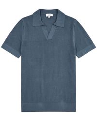 CHE - Libera Pointelle-Knit Polo Shirt - Lyst