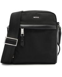 BOSS - Highway Canvas Cross-Body Bag - Lyst