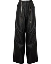 DARKPARK - Daisy Wide-leg Leather Trousers - Lyst