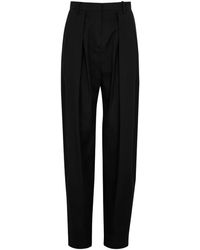 Magda Butrym - Tapered Cotton Trousers - Lyst