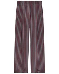 Dries Van Noten - Pila Striped Wide-Leg Trousers - Lyst