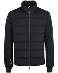 Moncler - Arapipe Padded Shell And Stretch-Jersey Jacket - Lyst