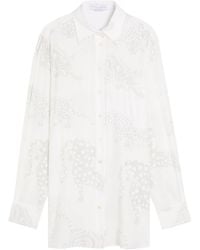 Stella McCartney - Wild Cat Silk Shirt - Lyst