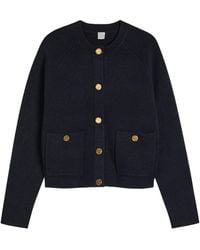 TOTEME - Wool-Blend Cardigan - Lyst