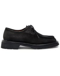 LEGRES - Suede Derby Shoes - Lyst