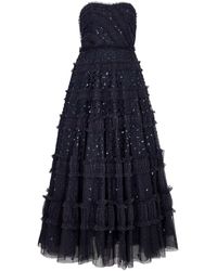 Needle & Thread - Dot Shimmer Strapless Embellished Tulle Gown - Lyst