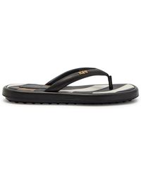 Tod's - Padded Leather Sandals - Lyst