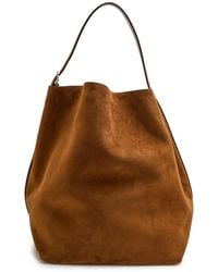 TOTEME - Belted Suede Tote - Lyst