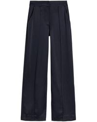 Jonathan Simkhai - Kyra Wide-Leg Satin-Crepe Trousers - Lyst