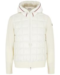 Moncler - Hooded Quilted Shell And Wool Jacket - Lyst