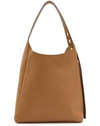 Tory Burch - Romy Grained Leather Hobo Bag - Lyst