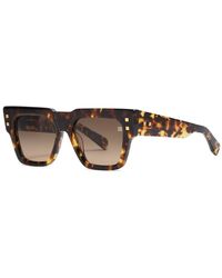 Balmain - B-Army Rectangle-Frame Sunglasses - Lyst