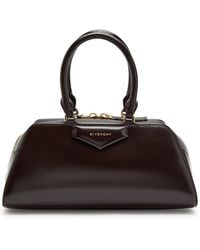 Givenchy - Antigona East-West Small Leather Top Handle Bag - Lyst