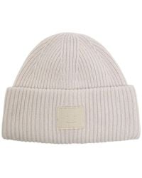 Acne Studios - Pana Face Wool-Blend Beanie - Lyst