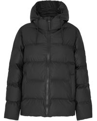 Rains - Quilted Rubberised Jacket - Lyst
