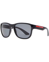 Prada Linea Rossa - Square-frame Sunglasses - Lyst