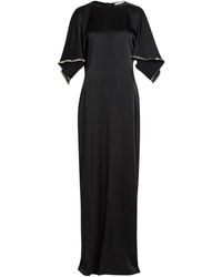 Stella McCartney - Embellished Satin-Crepe Maxi Dress - Lyst