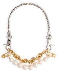 Vivienne Westwood - Claude Large Beaded Pearl And Chain Necklace - Lyst