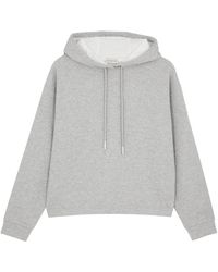 Moncler - Glittered Hooded Jersey Sweatshirt - Lyst
