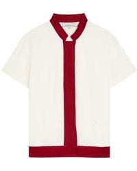 LIBEROWE - Hana Contrasting-Trim Woven Shirt - Lyst