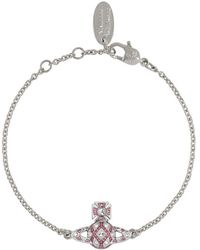 Vivienne Westwood - Rachelle Bas Relief Crystal-Embellished Orb Bracelet - Lyst