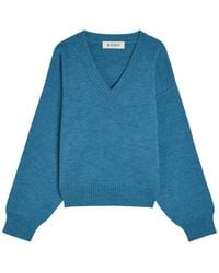 Rohe - V-Neck Wool Jumper - Lyst