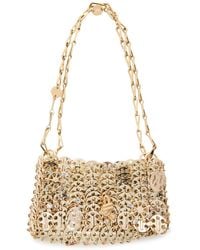 Rabanne - 1969 Disc Mini Charm-Embellished Shoulder Bag - Lyst