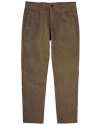 NN07 - Theo Linen Trousers - Lyst