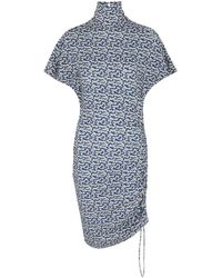 Isabel Marant - Lya Printed Stretch-Jersey Mini Dress - Lyst