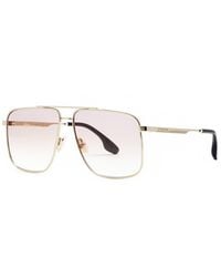 Victoria Beckham - Navigator Square-frame Aviator-style Sunglasses - Lyst
