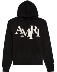 Amiri Black M.a. Bar Hoodie for Men | Lyst