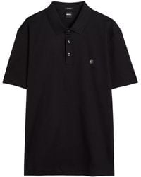 BOSS - C-Parris 01 Logo-Appliquéd Cotton Polo Shirt - Lyst