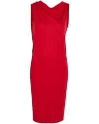 Rick Owens - Shailee Draped Jersey Mini Dress - Lyst