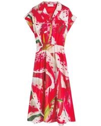 Tory Burch - Printed Silk Chemisier/Dress - Lyst