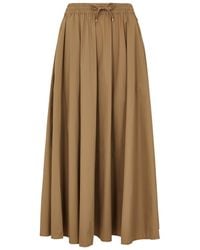 Herno - Nylon Pleated Maxi Skirt - Lyst