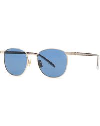 Saint Laurent - Round-Frame Resin Sunglasses - Lyst
