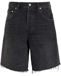 Citizens of Humanity - Ayla Frayed Denim Shorts - Lyst