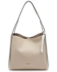 Kate Spade - Knott Large Colour-Blocked Leather Shoulder Bag - Lyst